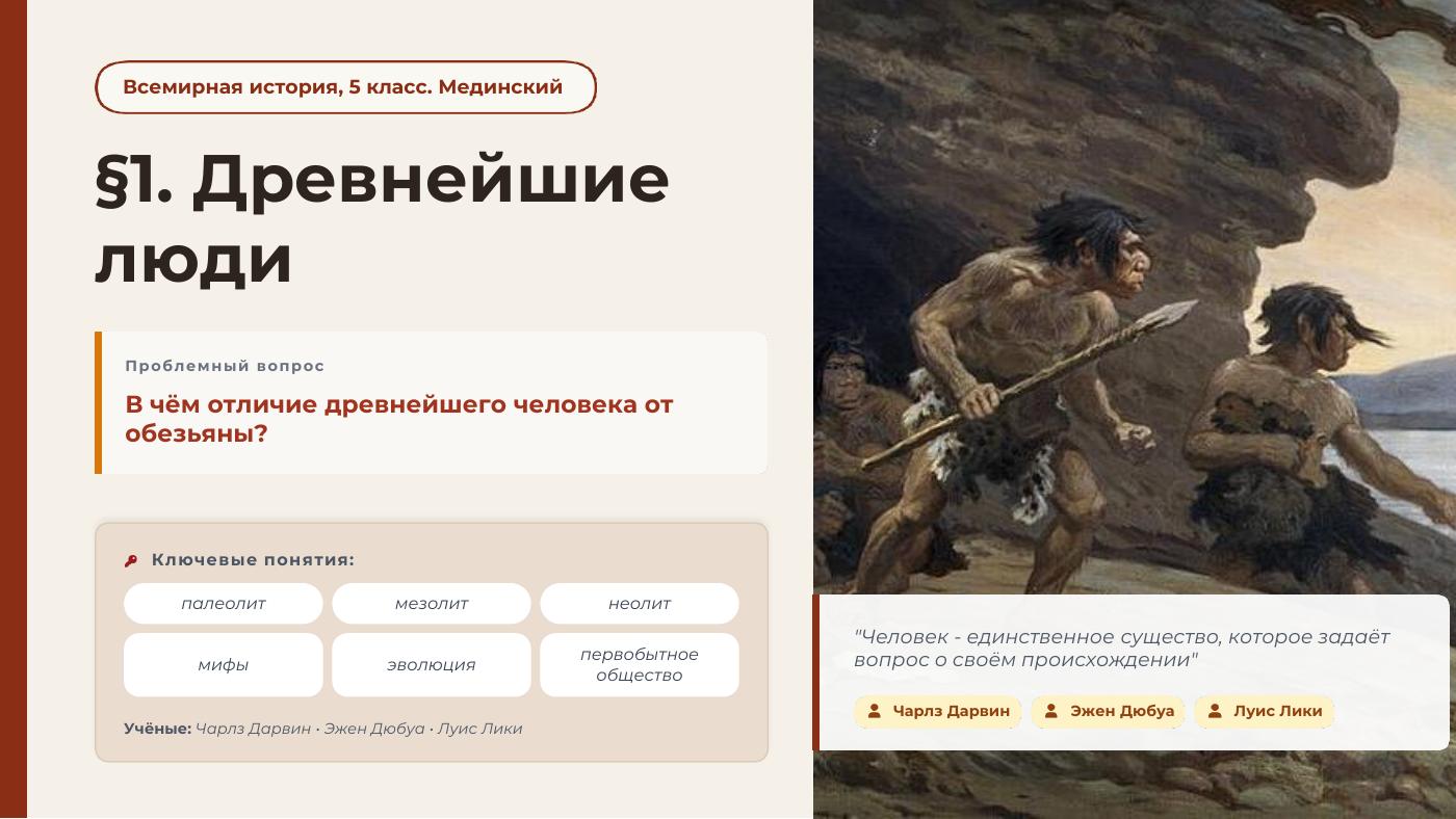 Древнейшие люди — полный комплект
