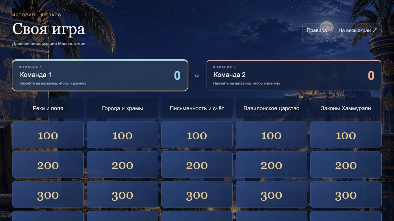 Древние цивилизации Месопотамии — своя игра