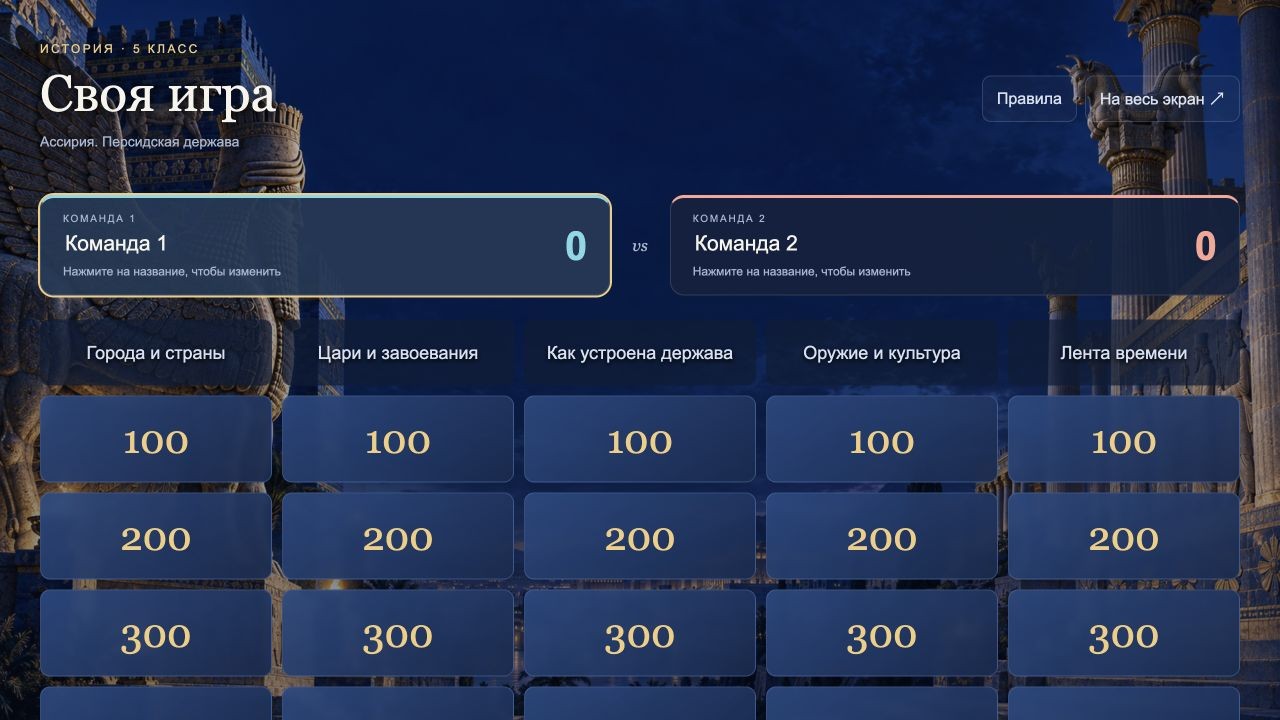 Ассирия. Персидская держава — своя игра