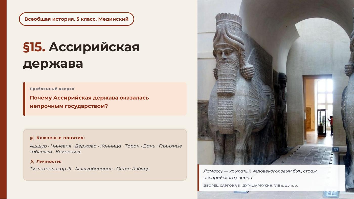 Ассирийская держава — полный комплект