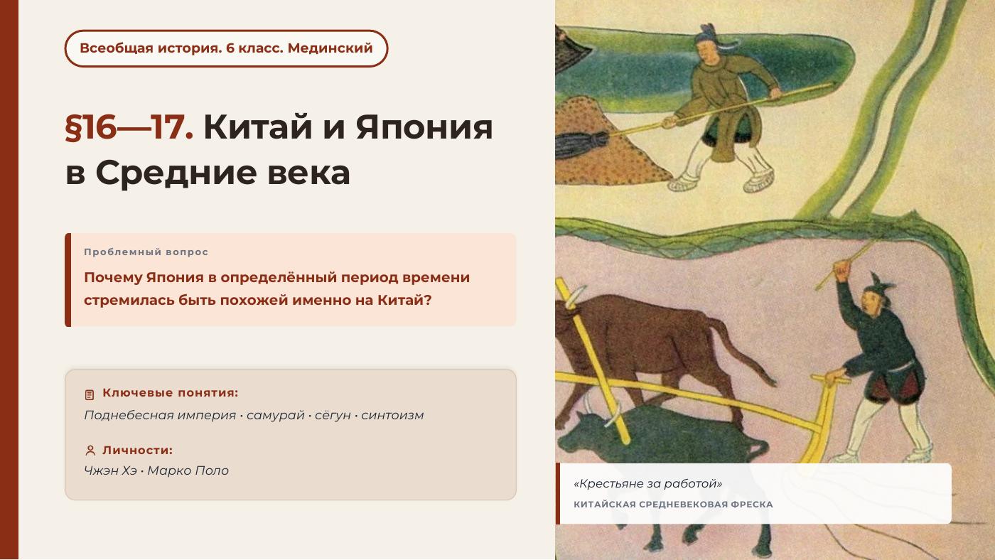 Китай и Япония в Средние века — полный комплект