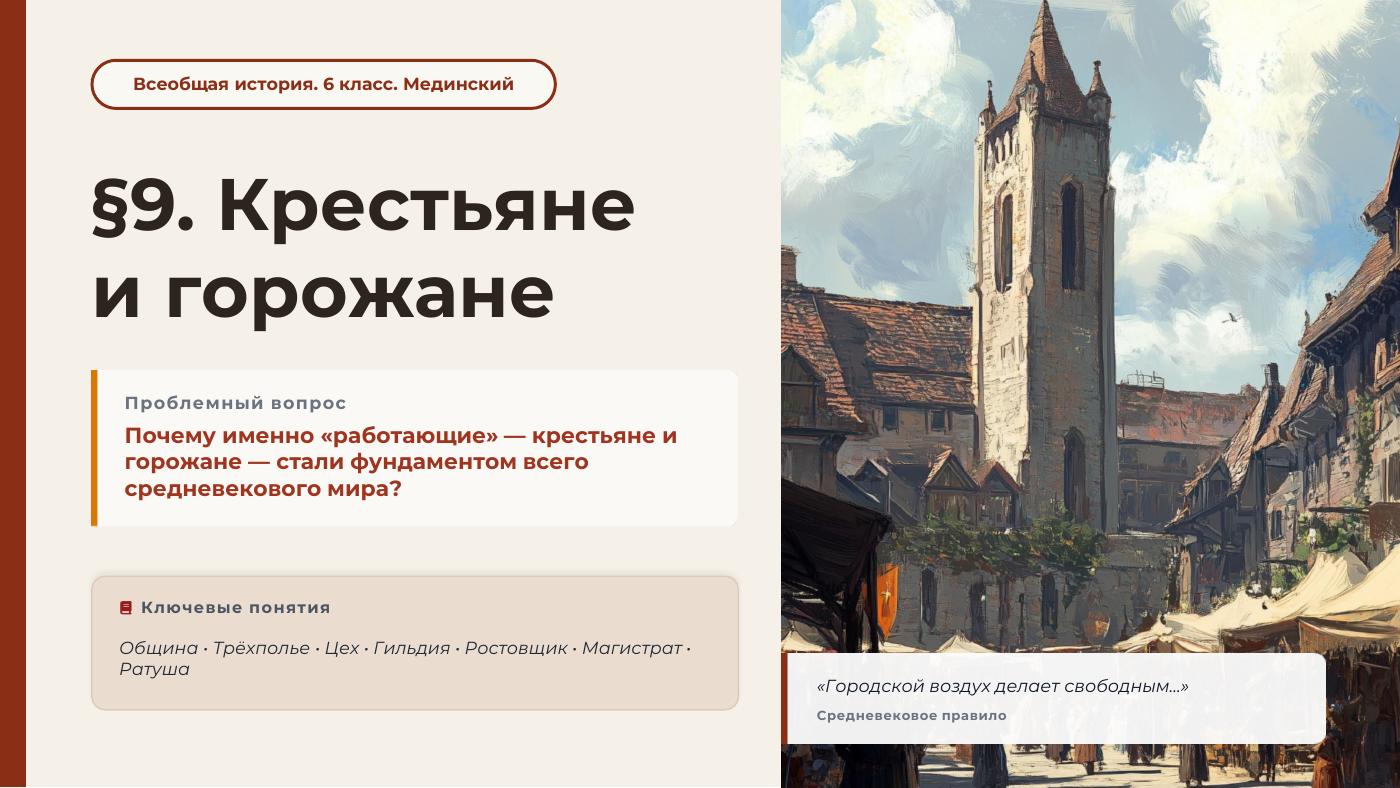 Крестьяне и горожане — полный комплект