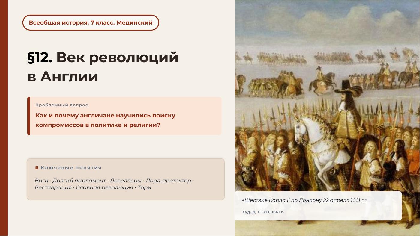 Век революций в Англии — полный комплект
