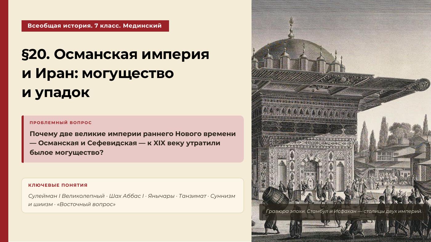 Османская империя и Иран: могущество и упадок — полный комплект