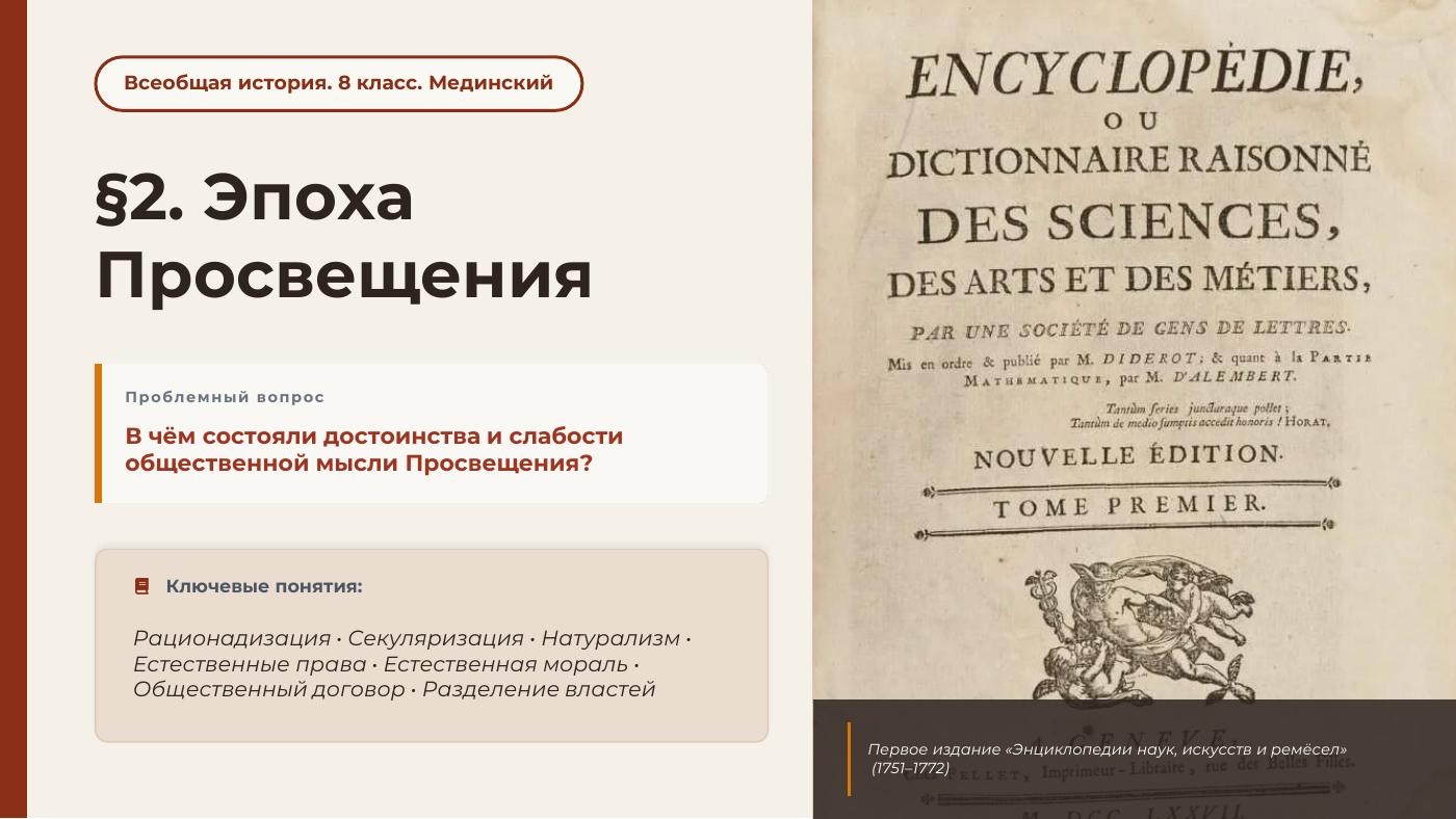 Эпоха Просвещения — полный комплект