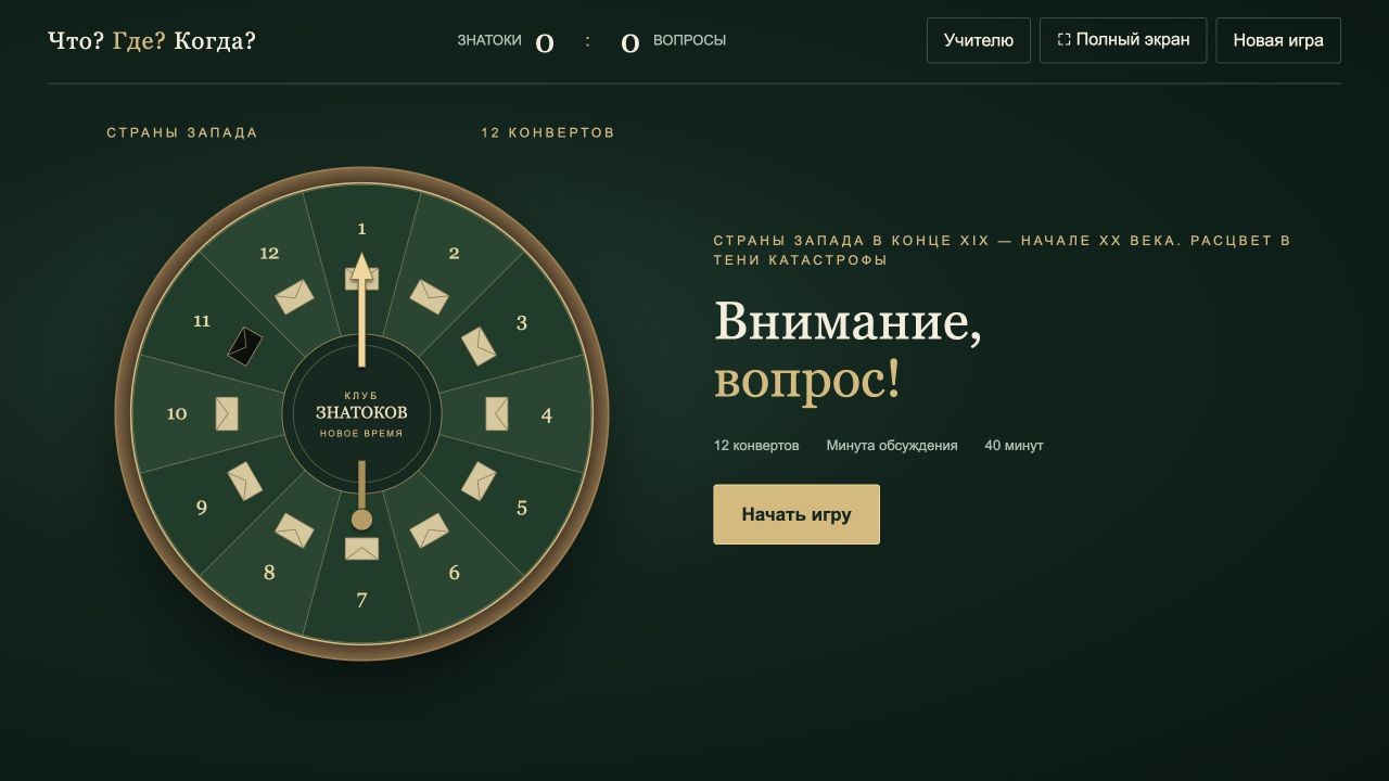 Страны Запада в конце XIX — начале XX века. Расцвет в тени катастрофы — что? где? когда?