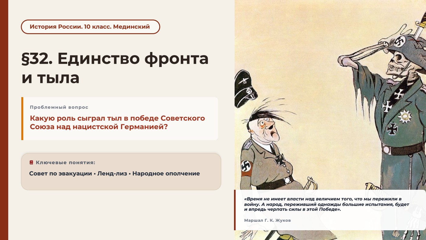Единство фронта и тыла — полный комплект