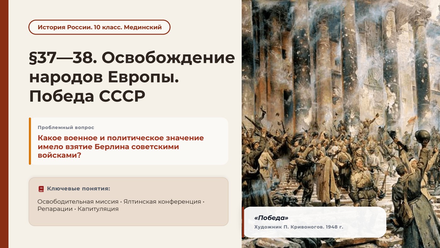 Освобождение Европы. Победа СССР — полный комплект