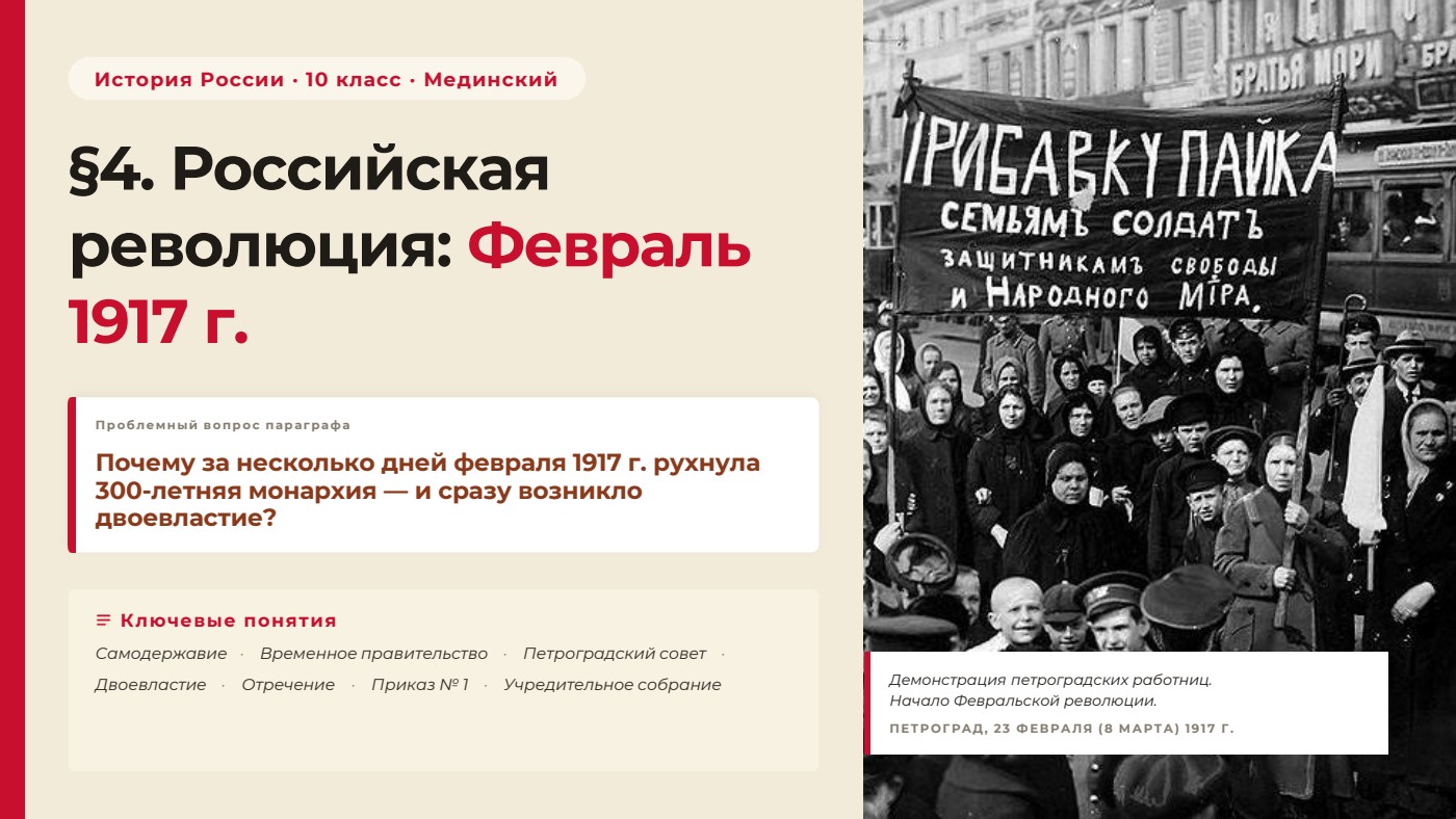 Российская революция: Февраль 1917 г. — полный комплект