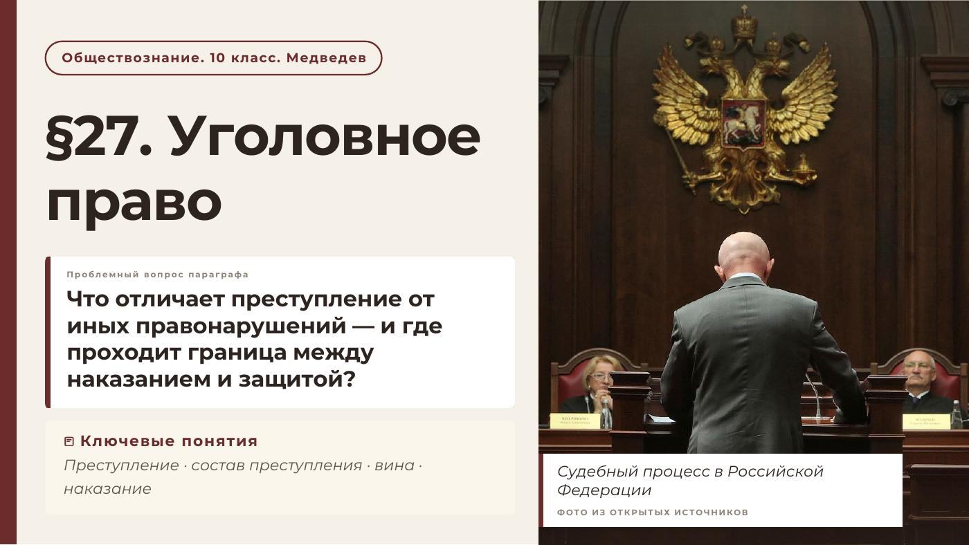 Уголовное право — полный комплект